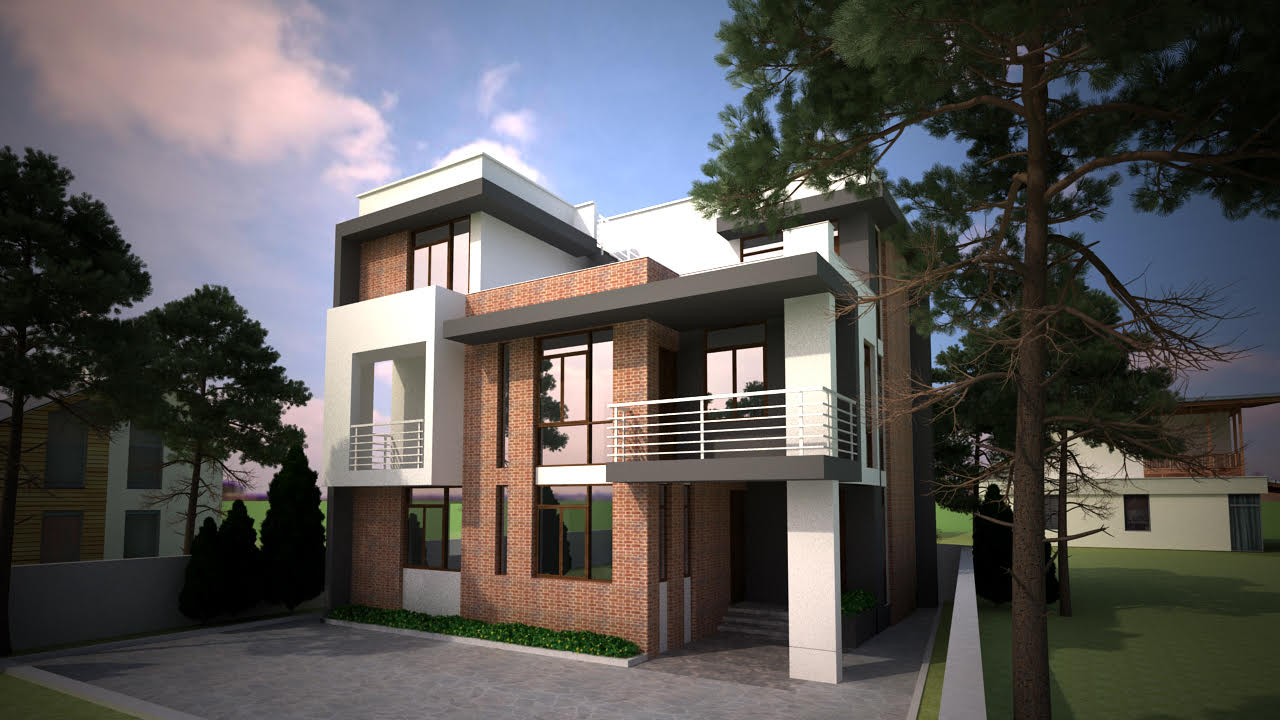 house design for 2 story in nepal