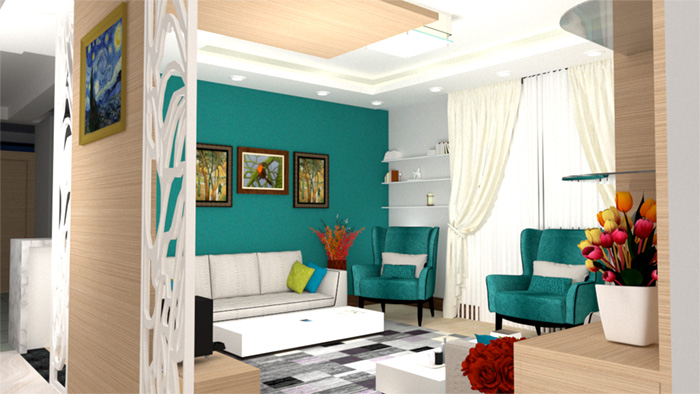 living room design in nepal