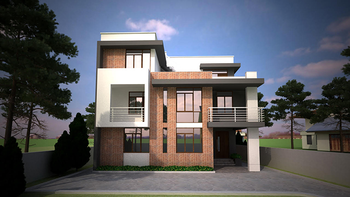 house design for 2 story in nepal